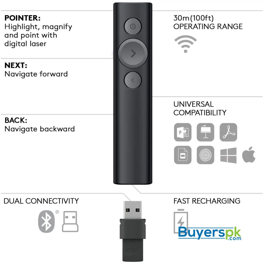 Logitech Spotlight Wireless Presenter - Price in Pakistan Logitech Spotlight Wireless Presenter - Price in Pakistan